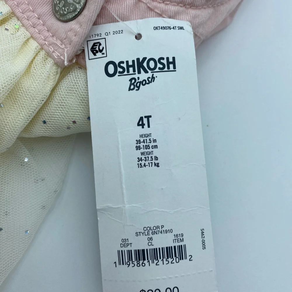 OshKosh Pink Sparkling‎ Unicorn Princess Jumper